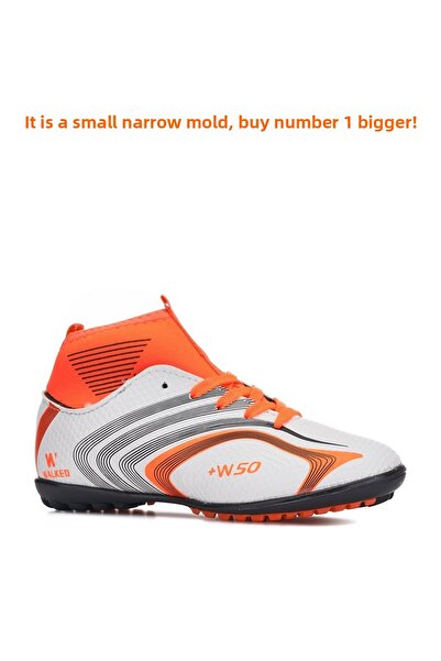 Walked Boys' High-Rise High-Rise Socks Astroturf Football Cleats Football Sports Shoes - Narrow Fit