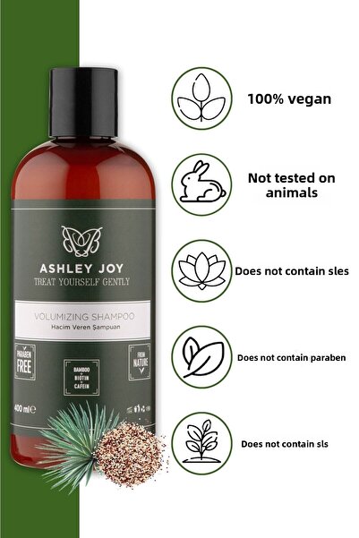 ASHLEY JOY Quinoa Shampoo Volumizing for Fine Hair 400 ml