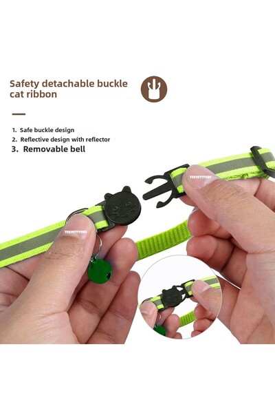 TEKNETSTORE Airtag Cat and Dog Collar with Slot Locked Safety Apparatus Airtag Case and Bell Collar GPS