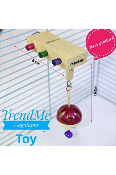 UniqBirdToys TrendMe Ball Boxing Bird Toy with Bell