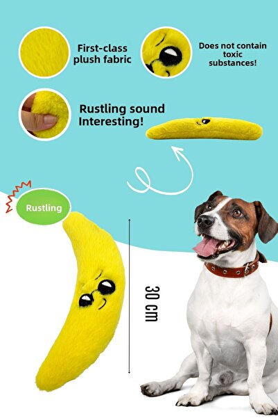 Havhav Dog Toy Set 3 Pieces Plush Dog Toy Apple Banana And Carrot Themed Dog Toys With Sounds