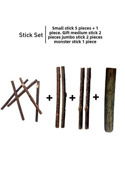 MATATABİ CATS مجموعة عصا مضغ طبيعية للقطط، 10 أعواد