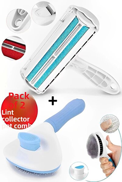 Maridet مفتاح التنظيف التلقائي، فرشاة الحيوانات الأليفة، جهاز تنظيف الوبر مع ...