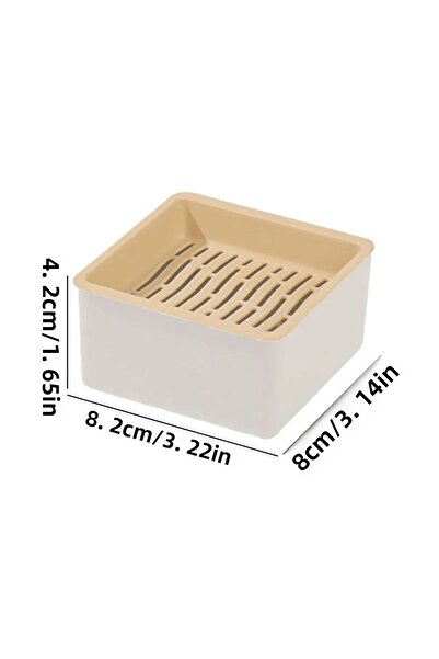 Choice S beige Nursery Tray Seed Germination Tray Cat Grass Growing Set Layered Feline Soilless Convenient
