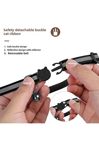 TEKNETSTORE طوق للقطط مع جهاز تعقب وفتحة Airtag، مجموعة من 2 طوق رقبة متوافق مع نظام Ios ونظام تحديد المواقع
