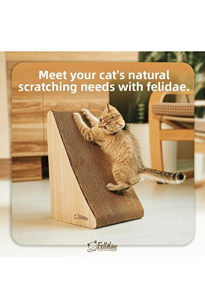 Felidae Corrugated Cardboard, Cat Scratching Sofa – Vertical Scratcher / (24X...
