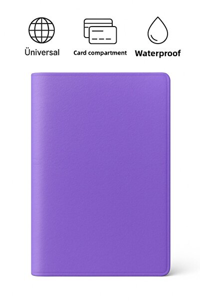 Gempo 3 Pieces Vinlex Leather Passport Cover Passport Protection Case Universal Suitable for All Country Passports