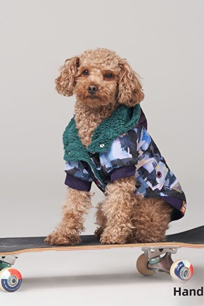 salya store Graffiti Design Dog Coat