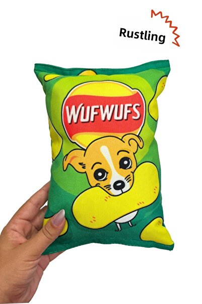 Havhav Wufwufs Plush Dog Toy - Chips Rustle Sound, Shaped Companion