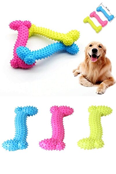 VİP TEDARİK Bone shaped dog tooth scratching biting device dog bone 1 piece