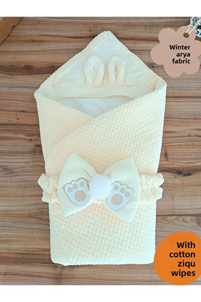 Tomuycuk Girl Boy Baby Blanket Winter 100% Cotton Outer Swaddle Newborn Hospital Outlet Cover