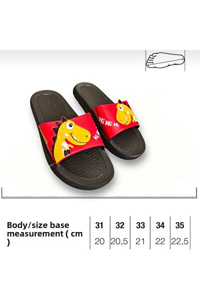 Minamoda Boy's Ball Car Dinosaur Figure Daily Slippers