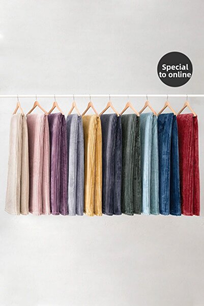 Yataş Holly Wellsoft Double Blanket Anthracite