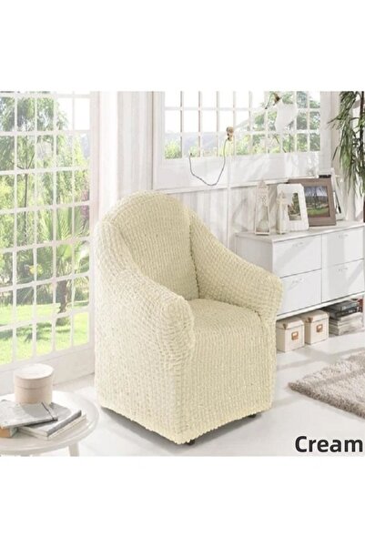 elgeyar Stretch Cotton Long Wrap Single Sofa Couch - Sofa Bed Cover Included