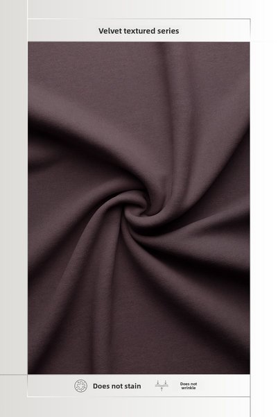 MARİTSA Tablecloth - Velvet Textured Series Plum Care Free (Stain-Proof and Non-Wrinkle) Tablecloth