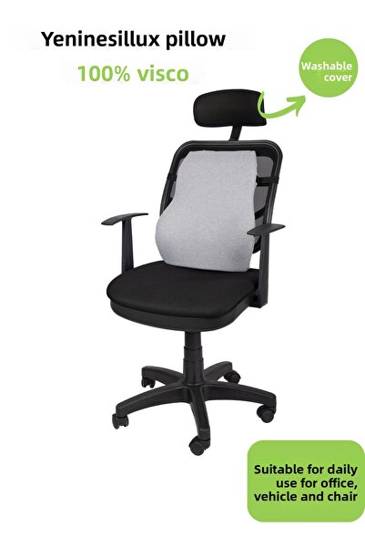 Viscomina Orthopedic Waist Pillow Back Cushion Visco Vehicle Waist Cushion Vehicle Back Pillow.