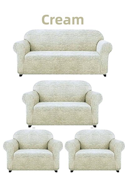 Ensari karaoğlu Husa de canapea 3+2+1+1 Woven Jacquard. cu cauciuc, flexibil, lavabil scaun, canapea, husa extensibila