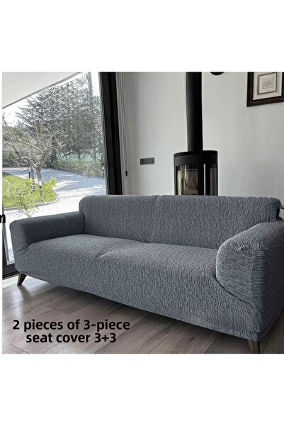 TUCHMALL 3 persoane 2 huse de scaun jacquard - huse de scaun tăiate Chester