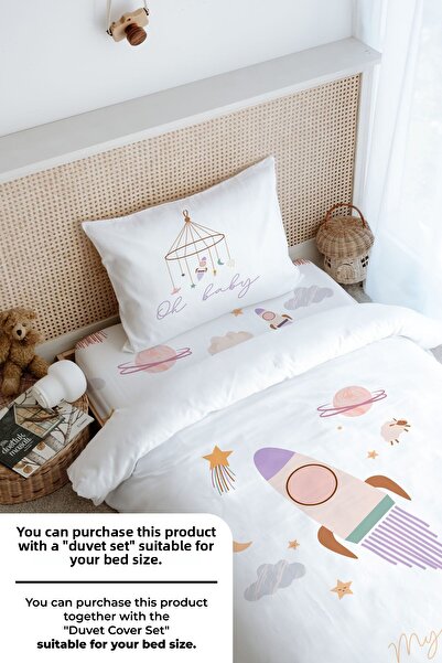 Tuğba Kuğu Vintage Space Μονό Εφαρμοσμένο Σετ Σεντόνια - Iconic Series