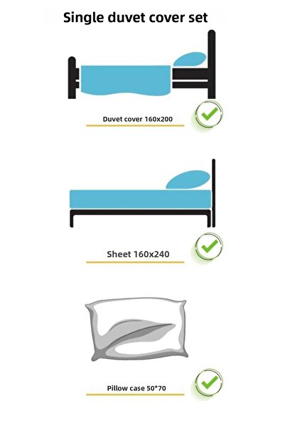 Mulberry Arven Single Duvet Cover Set 160X200