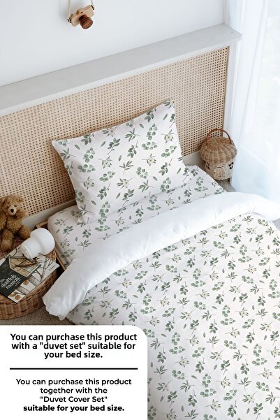 Tuğba Kuğu Eucalyptus Single Fitted Sheet Set - Iconic Series