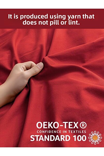 CAQQA Lilyum 4 Piece Single Sheet Elastic Duvet Cover Set for Children |   Young