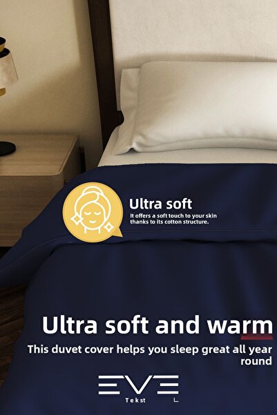 Eve Tekstil Cotton Modern Duvet Cover Quilt Cover 220X240 cm Antiallergic Personality