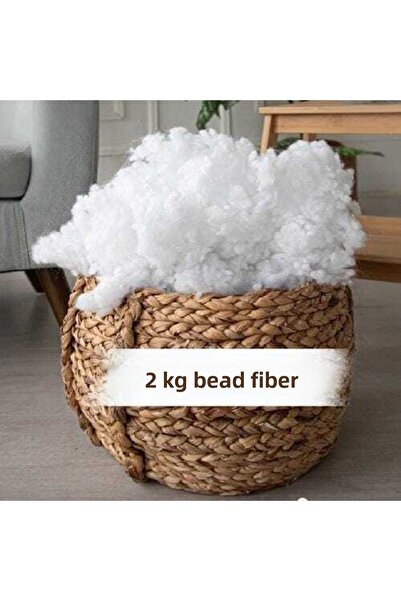 Elyaf Sepeti 100% Fibră de mărgele 2 Kg Pernă Material jucărie pilota