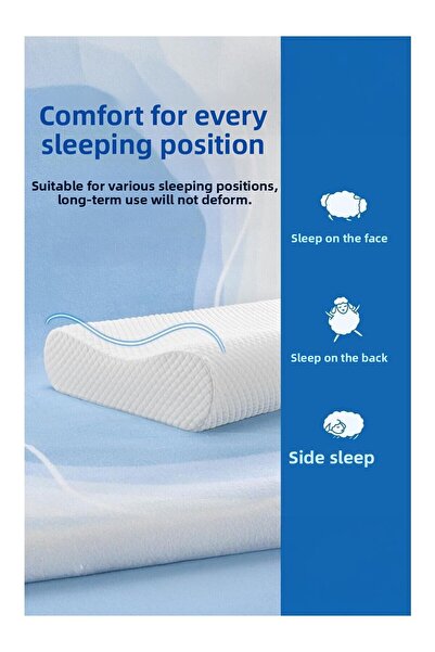 by ballı biocotton Visco Orthopedic Neck Support Memory Ergonomic Pillow