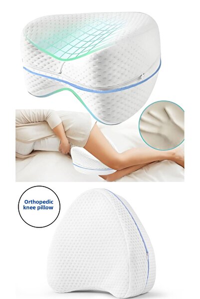 Simple. The Pillow Pernă între picioare Pernă pentru genunchi Pernă ortopedică pentru genunchi pentru dormitoare laterale Pernă pentru sarcină