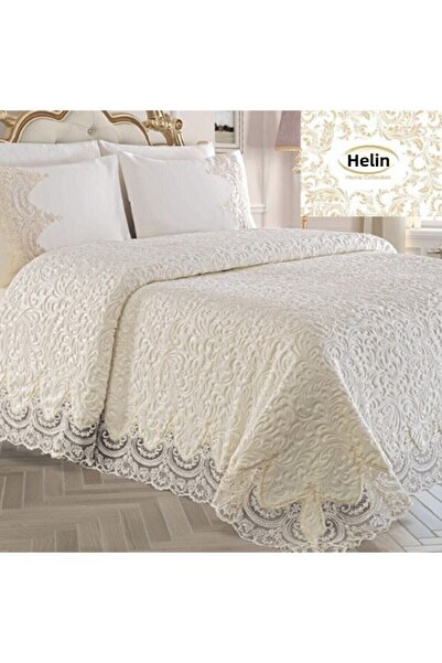 Helin French Laced Blanket Set