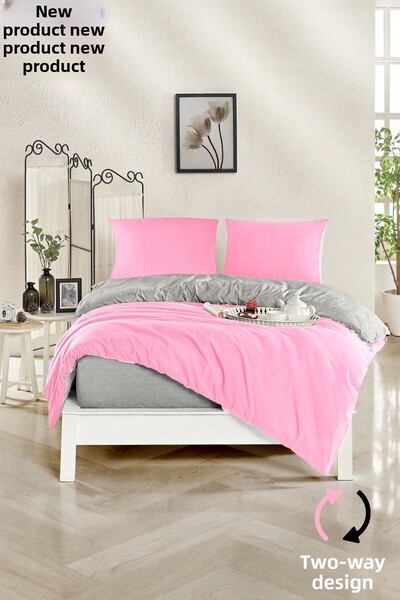 Podiumtex 140×200 Double Elastic Pollycotton Duvet Cover Set