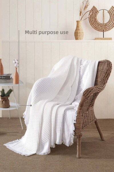 Elart Ruffle Pike Διπλό (220x240 cm) Λευκό