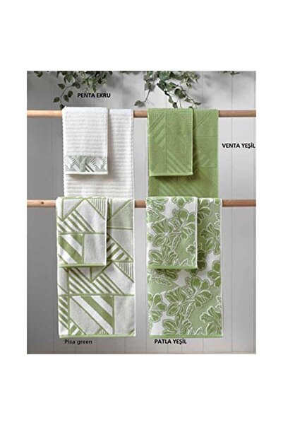 Sarev Penta Ecru Towel - 50*90 Cm