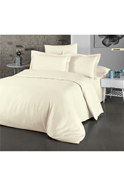 Nuşa Set cuvertură dublă dublă din bumbac 100% Gold Satin Deluxe