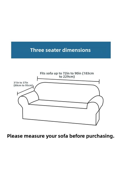 elgeyar Flexible Jacquard 3 Seater Sofa - Coffee Patterned, Skirtless