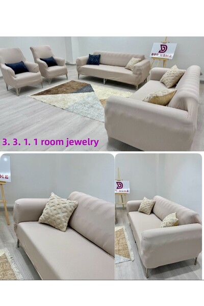 dyg home Husa pentru scaune Husa pentru scaune 3 3 1 1 Set de lounge Husa pen...