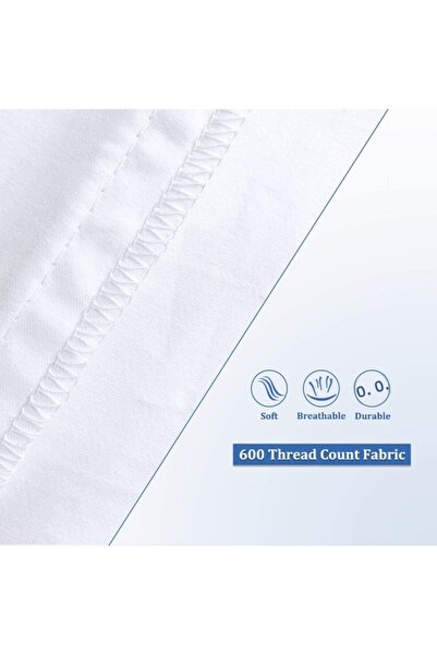 Tinybabyconcept 100% Cotton Akfil Super Luxury 4 Pieces 50x70 Cm Pillow Case Soft Silk Textured