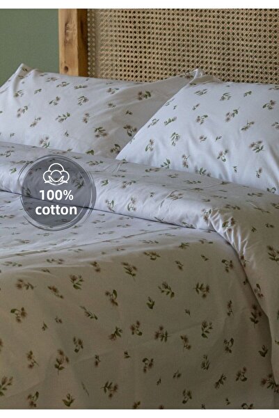 sutra سلسلة Nermince مصنوعة من القطن بنسبة 100% مقاس 160 × 200 + 30 سم - طقم ...