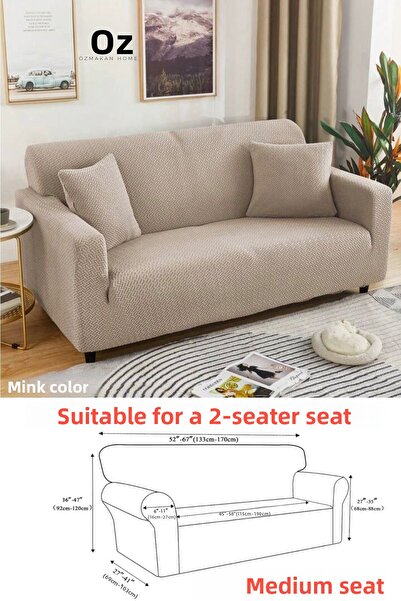 ÖZMAKAN 1 Seat Cover for Couch in the Middle