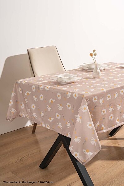 Rivaİstanbul Τραπεζομάντηλο με σχέδιο Mink Daisy - Πανί επιτραπέζιου σκεύους,...