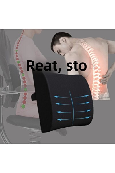 Ankaflex Ορθοπεδικό μαξιλάρι πλάτης Οσφυϊκό μαξιλάρι καθίσματος οχήματος Καρέ...