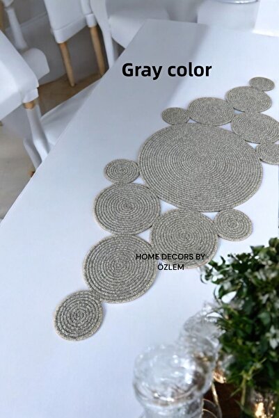 home decors by özlem Wicker Decorative Tablecloth - Organizer Runner