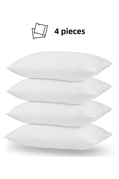 dt dejavu.teks 4 bucăți de pernă antialergică din bumbac de 900 gr |   Set de perne umplute de lux din 4 piese 50x70cm