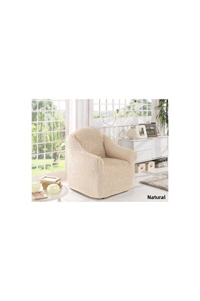 elgeyar Stretch Cotton Long Wrap Single Sofa Couch - Sofa Bed Cover Included