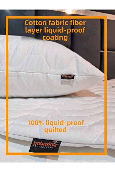 babadağ kolleksiyon 1 قطعة وسادة مقاومة 100% - مرتبة مبطنة ومنقوشة