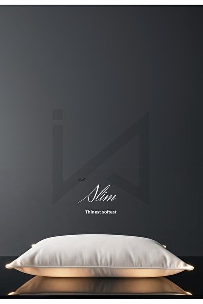 İzgi Concept Premium Slim Pillow Thin Form Washable 100% Hcs Silicone Filling 50x70 - 600gr