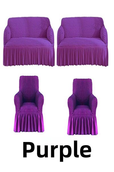 FurkanTicaret Κάλυμμα καναπέ και πολυθρόνας Lycra - Τυλιγμένο ελαστικό, κάλυμ...