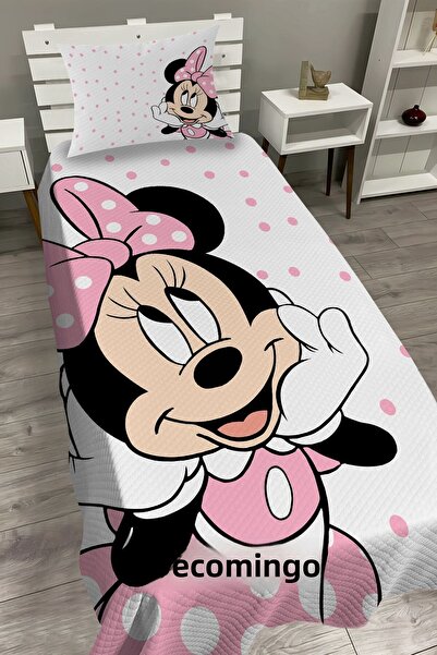 dekomingo Pink Polka Dot Mini Baby and Kids Base Pique Set