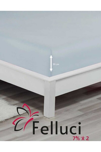 Felluci textile 100% Cotton Single and Double Combed Combed Elastic Bed Sheet